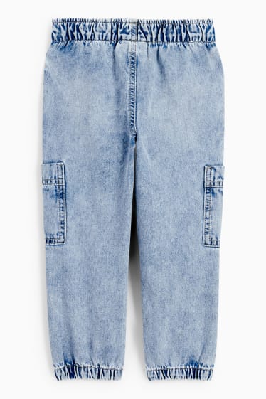 Kinder Buben - Cargo Jeans - helljeansblau