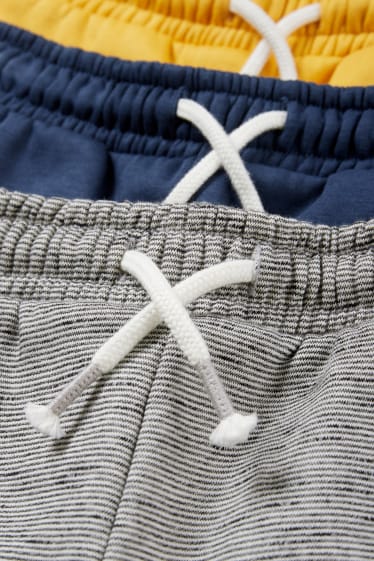 Bambini - Confezione da 3 - pantaloni sportivi - blu scuro