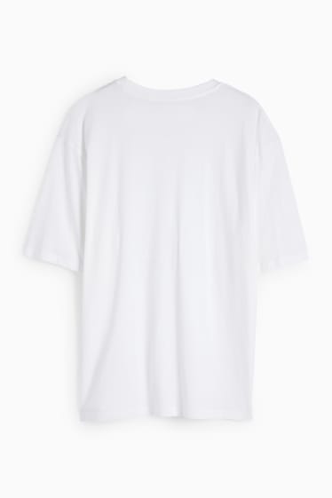 Hommes - T-shirt surdimensionné - blanc