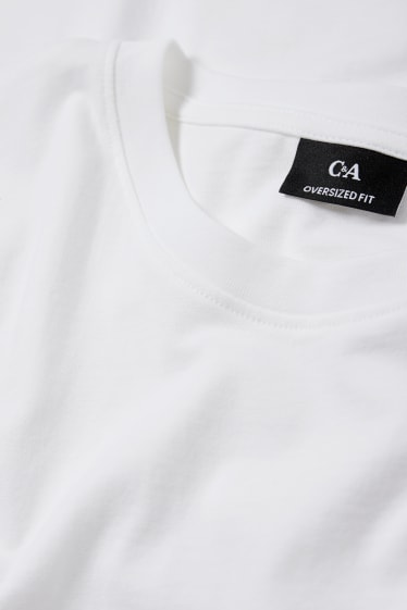 Hommes - T-shirt surdimensionné - blanc