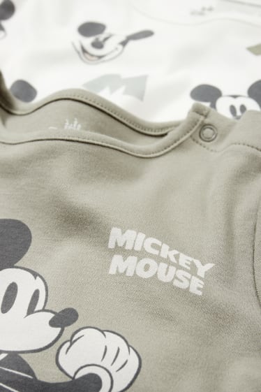 Bébés garçons - Lot de 2 - Mickey Mouse - pyjamas bébé - 4 pièces - vert