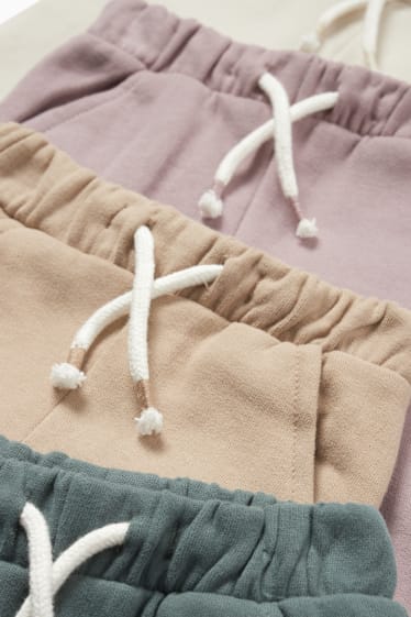 Neonati - Confezione da 4 - pantaloni sportivi per neonati - verde scuro