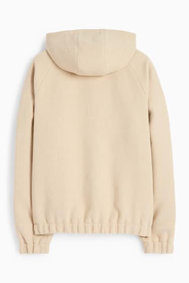 Uomo - Giacca con cappuccio - beige