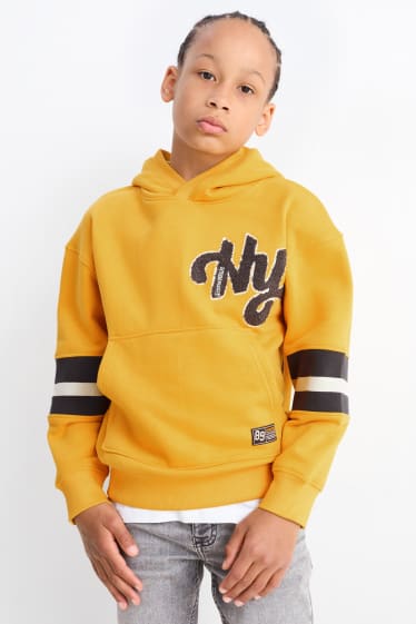 Kinder Jungen - New York - Hoodie - hellorange