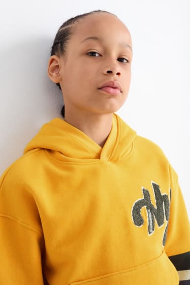 Kinder Jungen - New York - Hoodie - hellorange