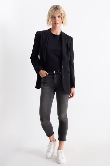 Femmes - Slim jean - mid waist - noir
