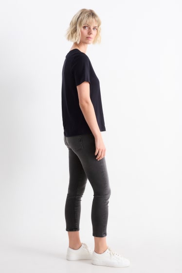Femmes - Slim jean - mid waist - noir
