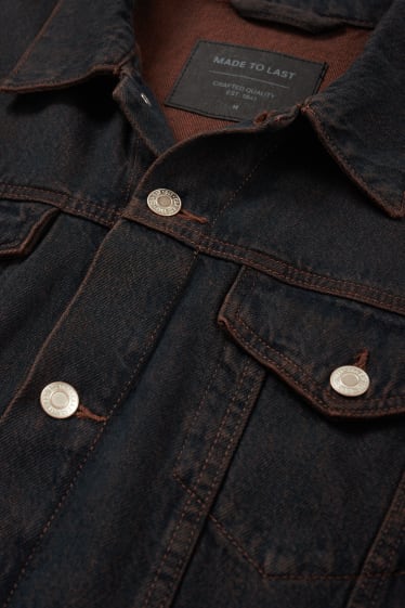 Hommes - Veste en jean - jean bleu foncé