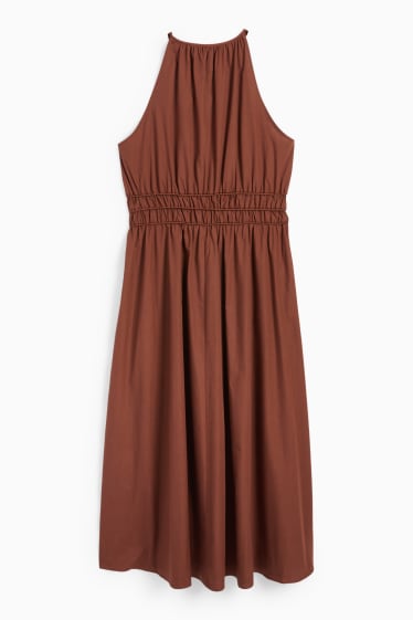 Damen - Empirekleid - braun