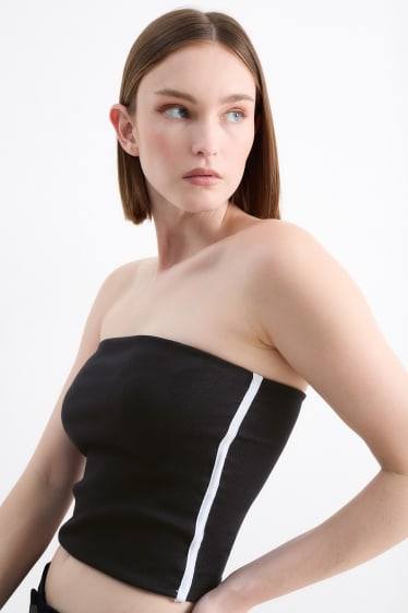 Dámské - Top bandeau - černá