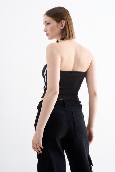 Dámské - Top bandeau - černá