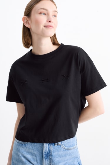 Damen - T-Shirt - schwarz