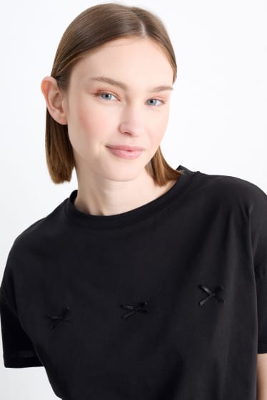 Damen - T-Shirt - schwarz