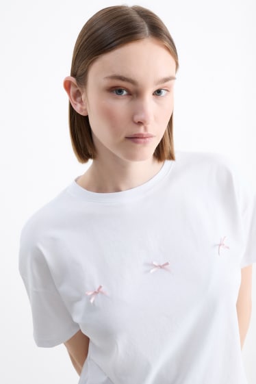 Damen - T-Shirt - weiß