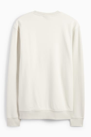 Herren - Sweatshirt - cremeweiß