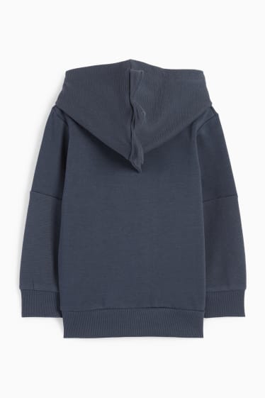 Enfants garçons - Dragon - sweat à capuche - bleu foncé