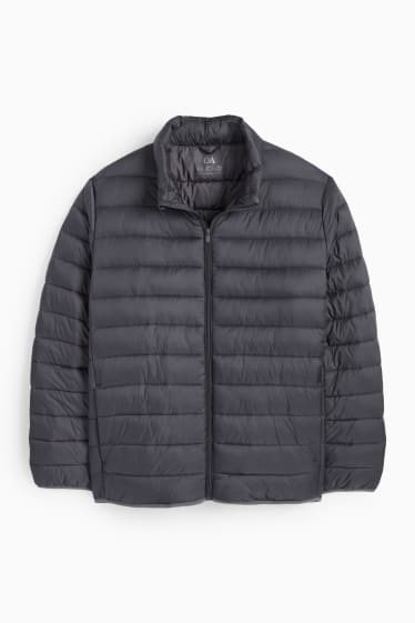 Men - Quilted jacket - dark gray