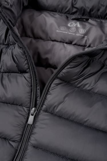 Men - Quilted jacket - dark gray