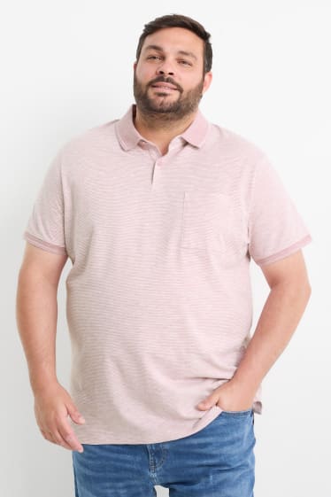 Uomo - Polo - a righe - rosa
