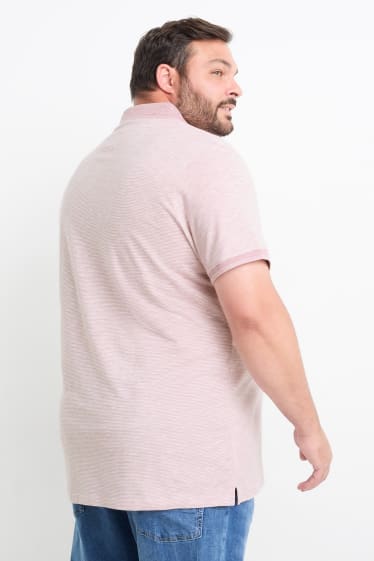 Uomo - Polo - a righe - rosa