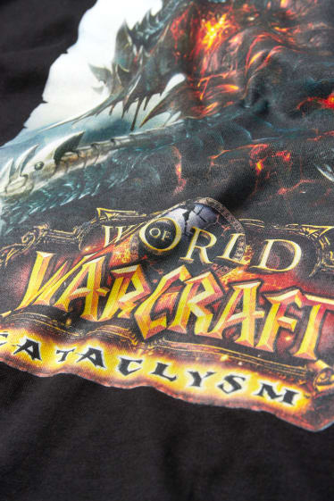 Kinder Jungen - World of Warcraft - Kurzarmshirt - schwarz