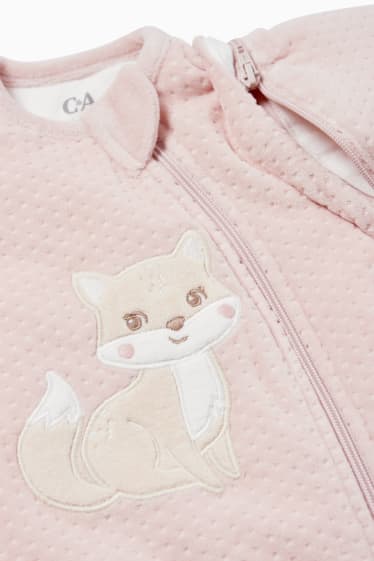 Baby Mädchen - Fuchs - Baby-Schlafsack - 0-6 Monate - rosa
