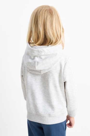 Kinder Jungen - Multipack 2er - Traktor - Hoodie und Sweatshirt - grau / gelb