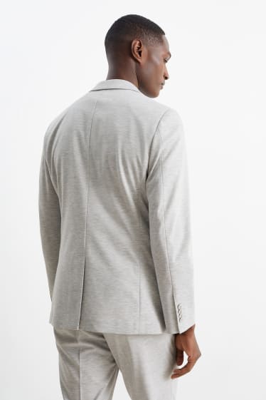 Bărbați - Sacou modular - slim fit - Flex - 4 Way Stretch - LYCRA® - gri deschis