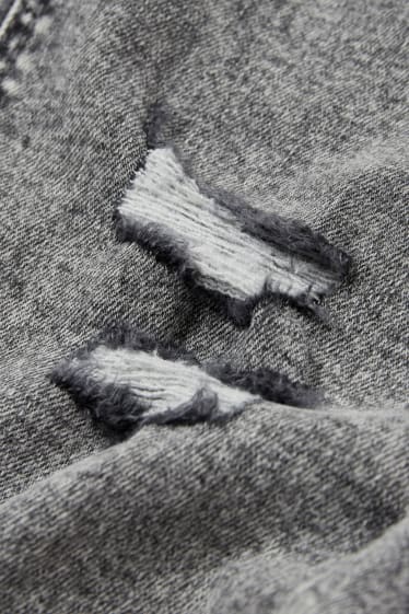 Dzieci dziewczynki - Flared jeans - dżins-szary