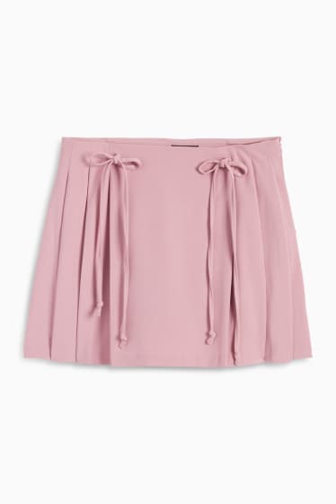 Femei - Fustă pantaloni - roz