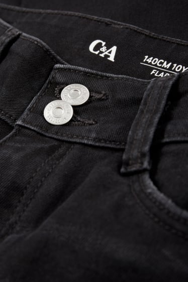 Niños: niñas - Flared jeans - LYCRA® - negro