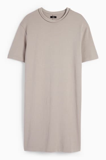 Damen - T-Shirt-Kleid - grau