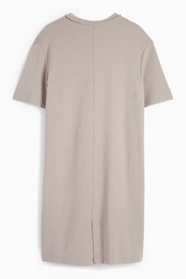 Damen - T-Shirt-Kleid - grau