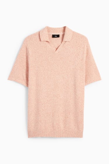 Herren - Poloshirt - orange