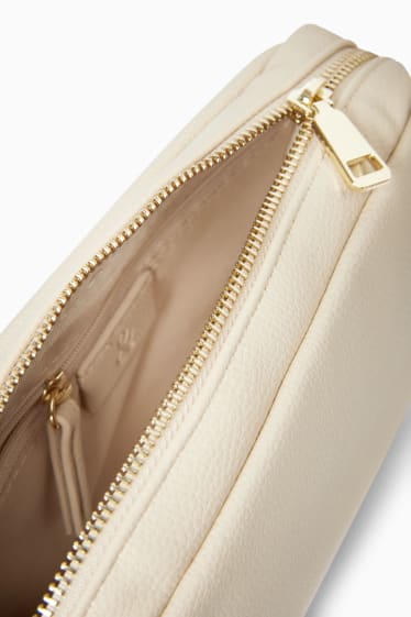 Femmes - Sac à bandoulière - synthétique - beige