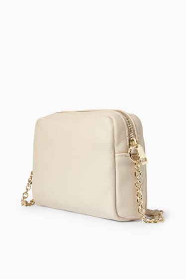 Femmes - Sac à bandoulière - synthétique - beige
