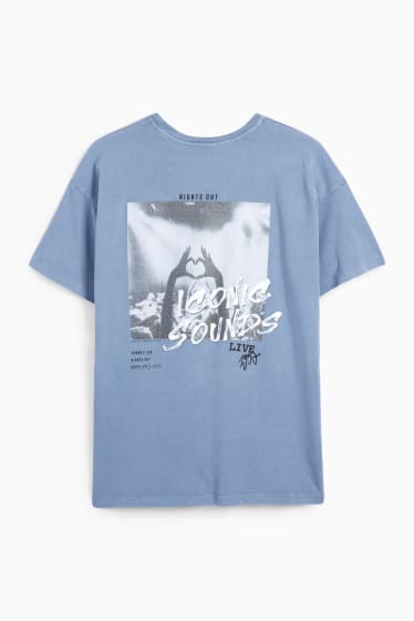 Damen - T-Shirt - blau
