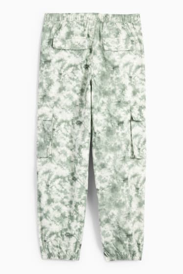 Copii - Fete - Ballon jeans - cu model - verde