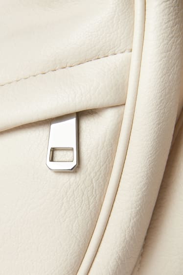 Femmes - Sac à bandoulière - synthétique - beige