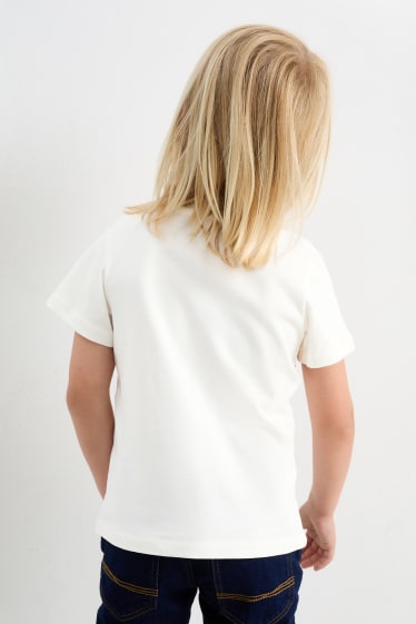 Children Boys - Multipack of 2 - koala and crocodile - short sleeve T-shirt - white