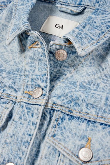 Dona - Armilla texana - estampada - texà blau clar