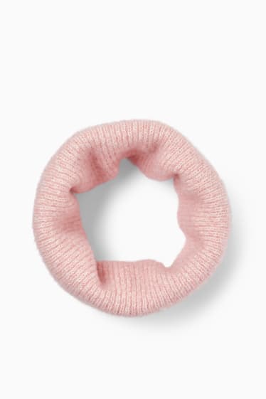 Kinder Mädchen - Loop Schal - rosa