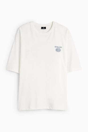 Hommes - T-shirt surdimensionné - blanc