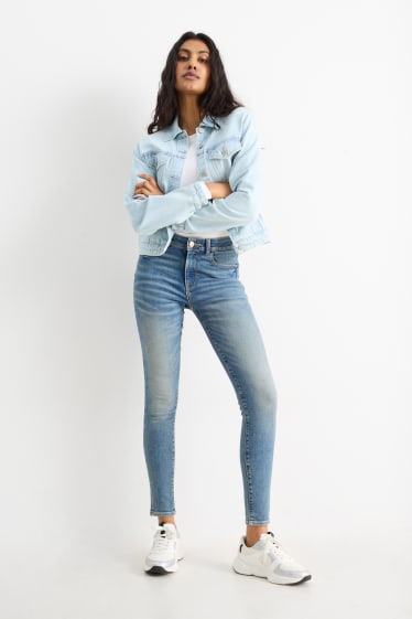 Femmes - Skinny jean - mid waist - shaping jean - Flex - LYCRA® - jean bleu