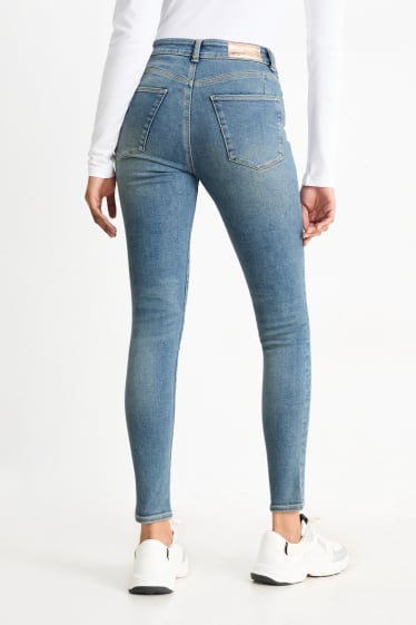 Femmes - Skinny jean - mid waist - shaping jean - Flex - LYCRA® - jean bleu
