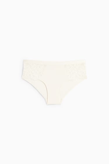 Damen - Hipster - cremefarben