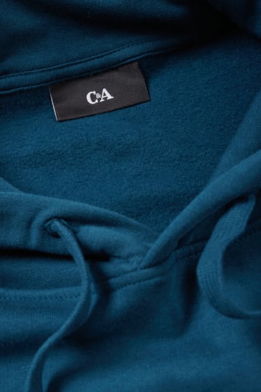 Hommes - Sweat à capuche - turquoise foncé