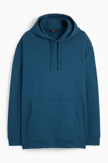 Hommes - Sweat à capuche - turquoise foncé