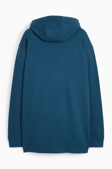 Hommes - Sweat à capuche - turquoise foncé