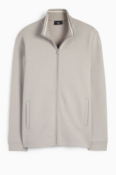 Men - Zip-through sweatshirt - light gray